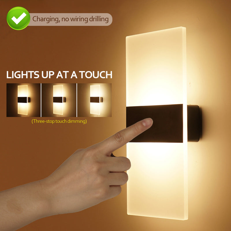 Home Indoor Motion Sensor Lighting USB Rechargeable Wall Lights.