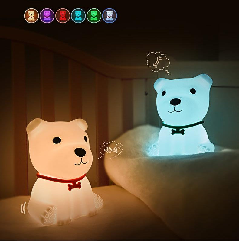 Little Cute Dog Sensor LED Night Light