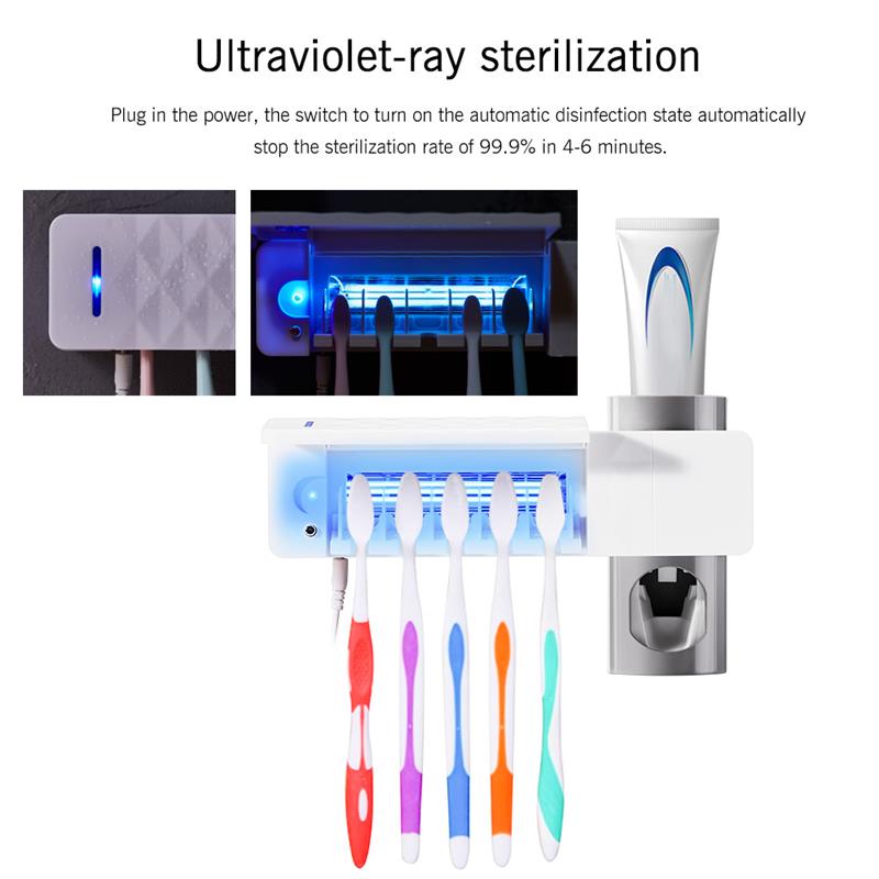 Sterilizer toothbrush rack