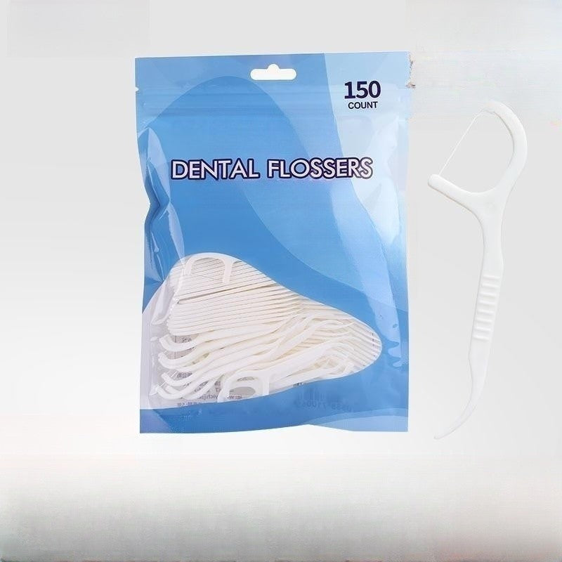 Flossing Toothpicks Safety Bag Packed With 150 Pieces