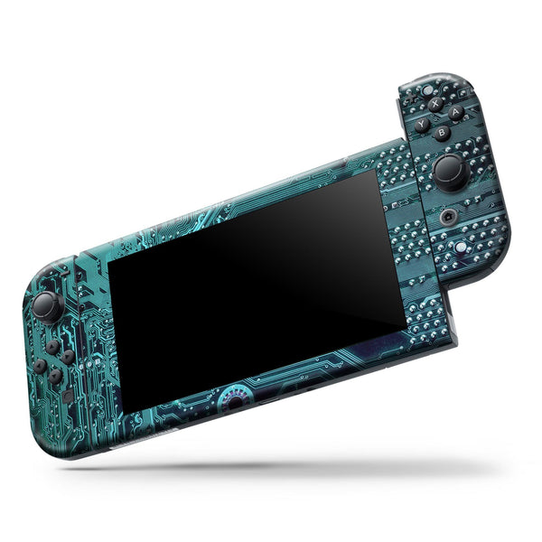 Electric Circuit Board V5 - Full Body Skin Decal Wrap Kit for Nintendo