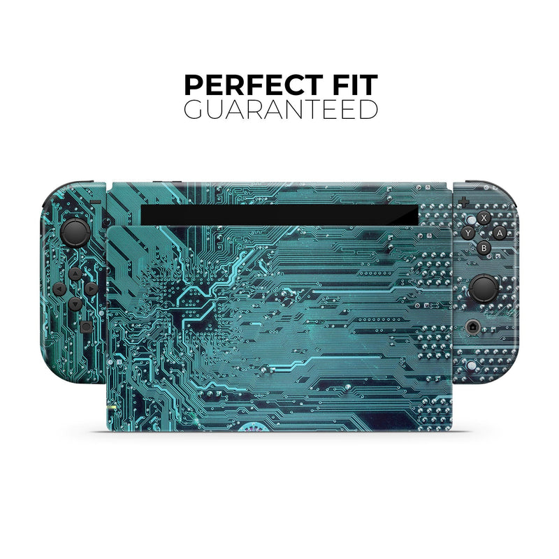 Electric Circuit Board V5 - Full Body Skin Decal Wrap Kit for Nintendo