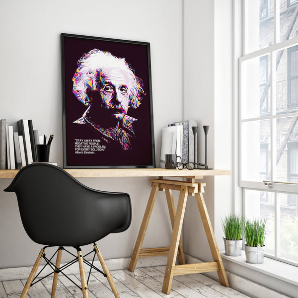 ALBERT EINSTEIN POSTER PRINT