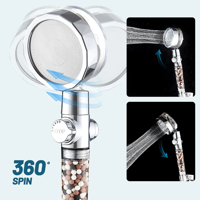 360 Vortex Mineral Shower Head