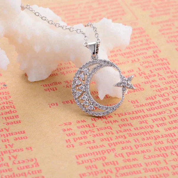 Crescent Pendant Necklace