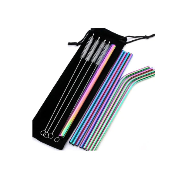 Stainless Steel Straw Set